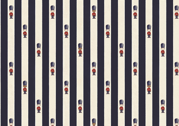 Kings Breakfast, Stripe Prince - Roman Blind - Image 7